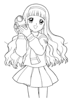 Cardcaptor Sakura Coloring Page